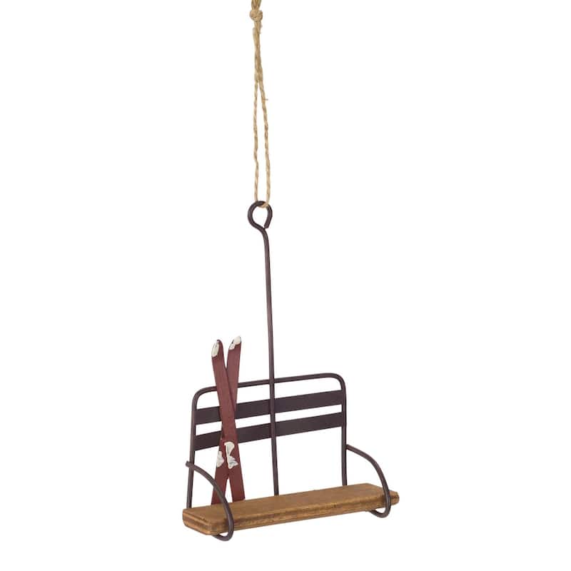 Ski Chair Lift Ornament (Set of 12)