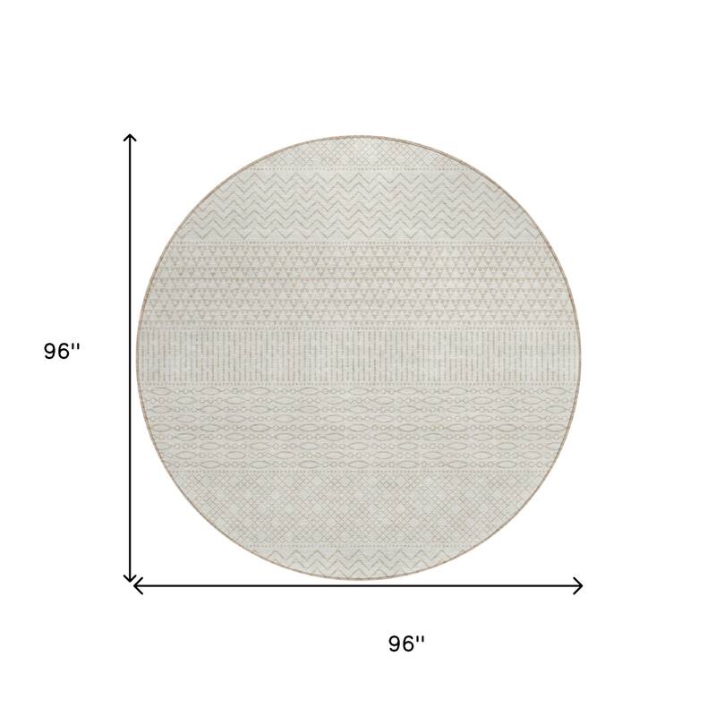 HomeRoots Chevron Modern Rectangle Outdoor Rug