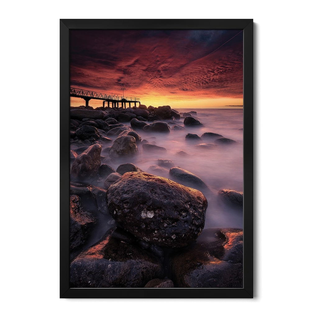 The Light At The End Of The Tunnel Premium Framed Poster by Anto Camacho