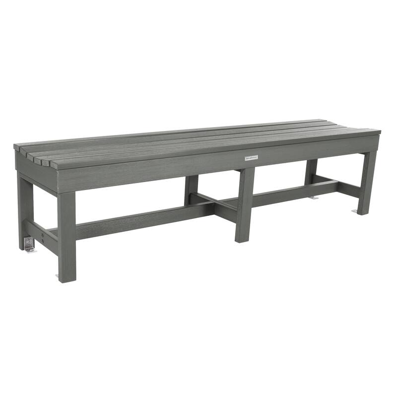 Highwood Commercial Grade Weldon 6ft Backless Picnic Bench - Coastal Teak