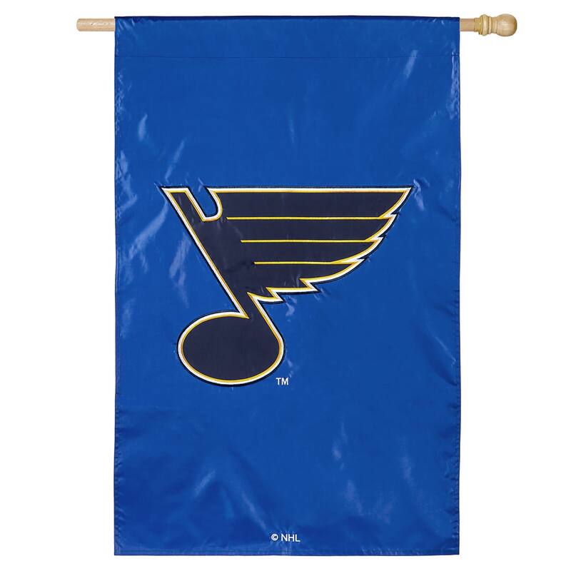 Applique Flag, House Size, St Louis Blues