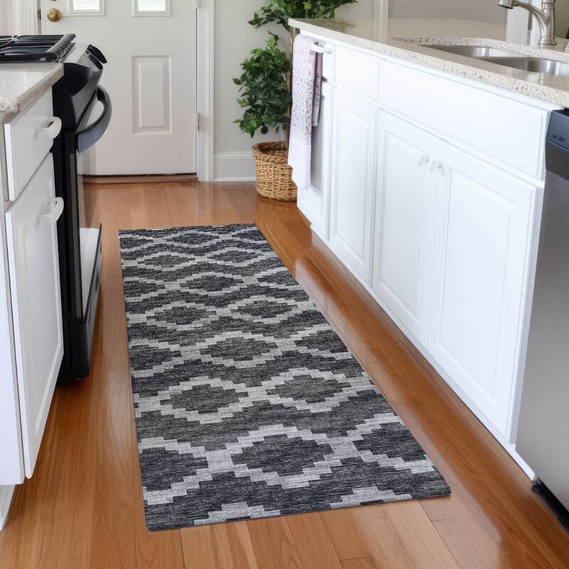 Premium Washable Super Soft Boho Moroccan Mayfield Rug - Gray - 2' 3" x 7' 6" - Runner