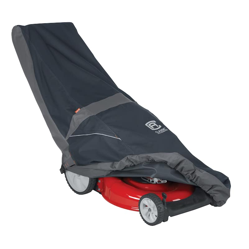 Classic Accessories StormPro RainProof Heavy-Duty Lawn Mower Cover - Fits gas, electric and push reel mowers