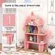 preview thumbnail 17 of 38, Kids Bookcase Shelf Toy Storage Organizer with Open Storage Shelves