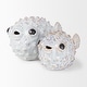 preview thumbnail 3 of 2, Spike I (Small) Off-White Ceramic Puffer Fish - Small