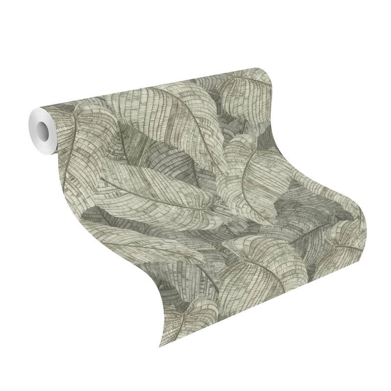 Rasch Galner Moss Leaves Wallpaper