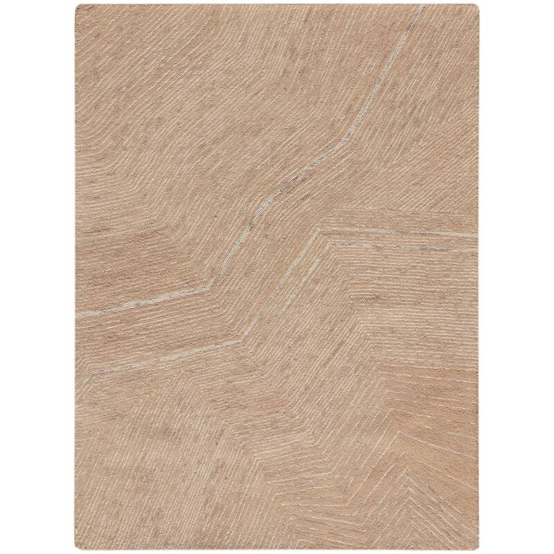 DKNY Pure Angles Indoor only Abstract Area Rug - 3' 9" x 5' 9" - Tan/Camel