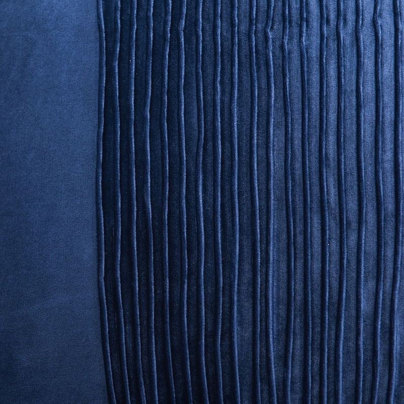 StyleCraft Dann Foley - Tuxedo - Velvet Tux Pleat Pillow