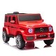 preview thumbnail 32 of 38, Licensed Mercedes-Benz G63 12V Ride-On Car for Kids, Remote Control, Music, Bluetooth, Double Doors, Spring Suspension