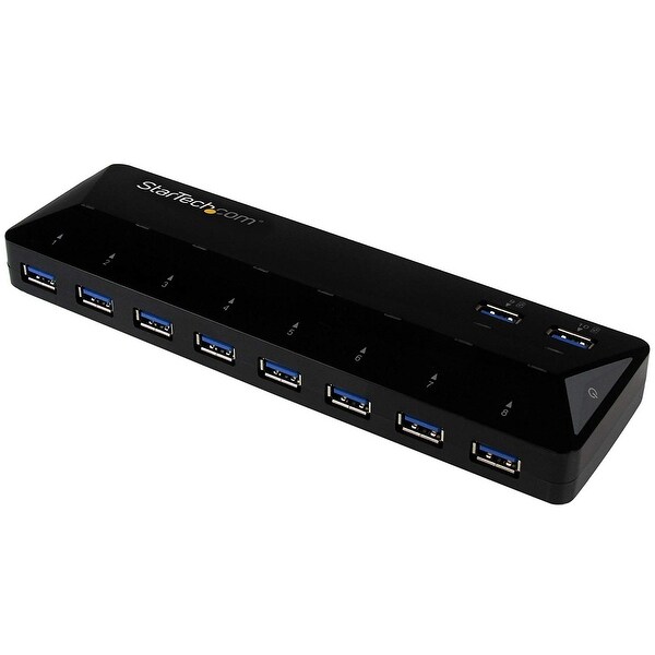 StarTech ST103008U2C StarTech.com 10-Port USB 3.0 Hub with Charge and Sync Ports - 2 x 1.5A Ports - Desktop USB Hub and