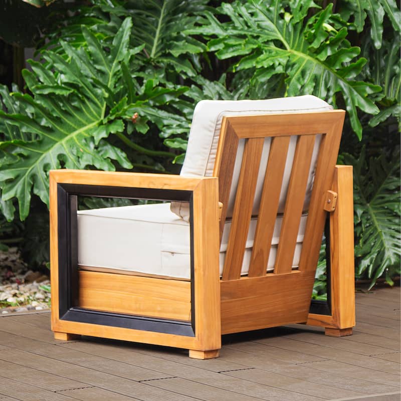 Cambridge Casual Hans Modern Teak Outdoor Club Chair