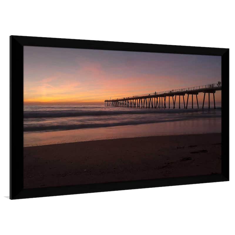 "Sunset Pacific Pier I (Horizontal)" Print on Acrylic