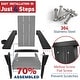 preview thumbnail 6 of 13, WINSOON All-Weather HIPS Outdoor Adirondack Chairs with Cup Holder (Set of 4)
