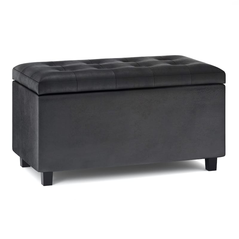 WYNDENHALL Essex 34-in. Wide Rectangular Storage Ottoman