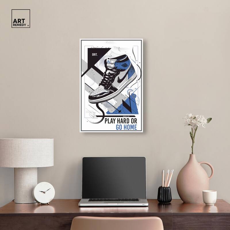 Play Hard Go Home Canvas by Art Remedy