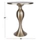 preview thumbnail 6 of 4, Silver Orchid Ashland 24" Metal Accent Table