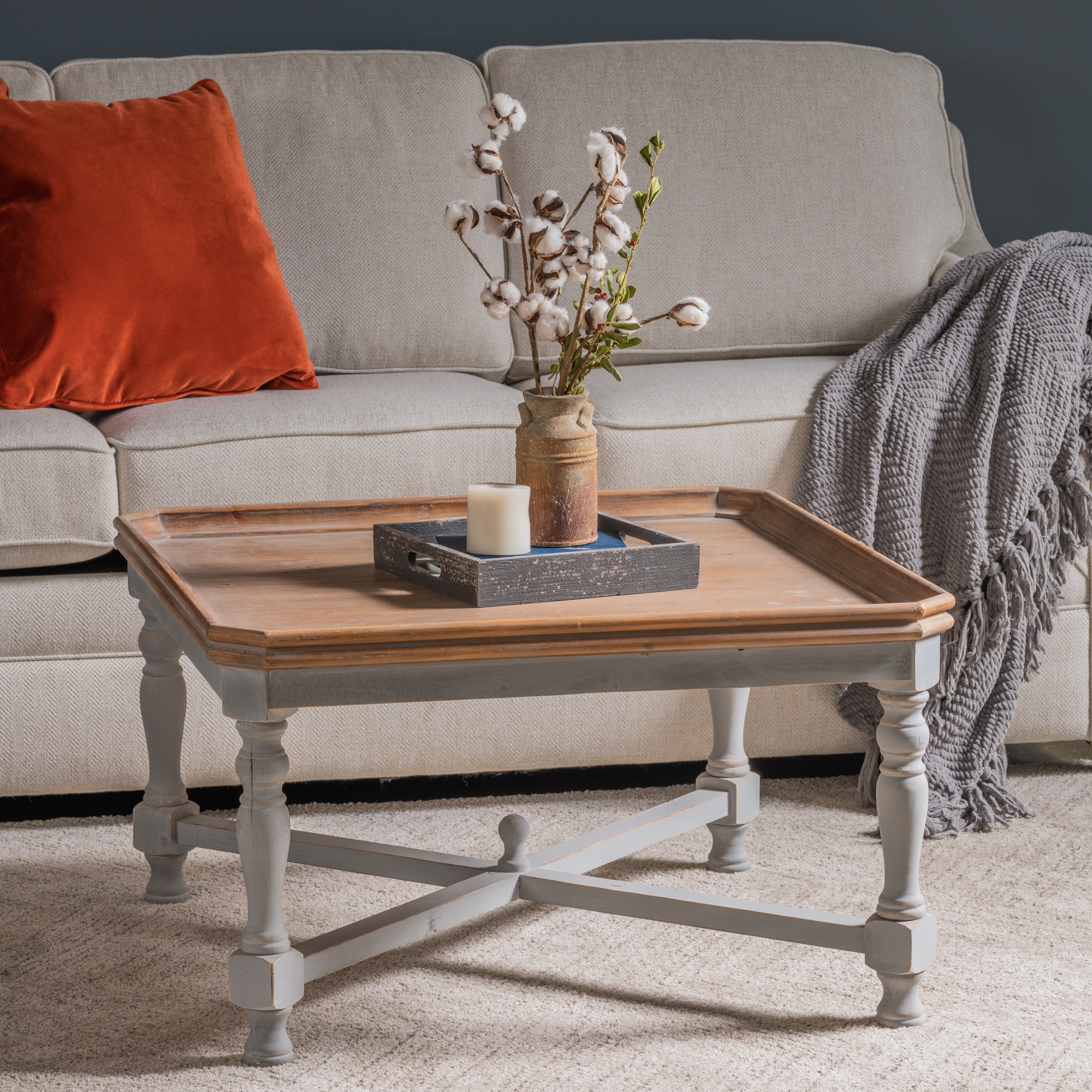 Pier one square coffee on sale table