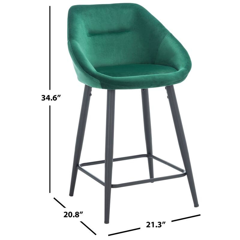 SAFAVIEH Icie 25-inch Counter Stool - 21.3" x 20.8" x 34.6" - 21Wx21Dx26H
