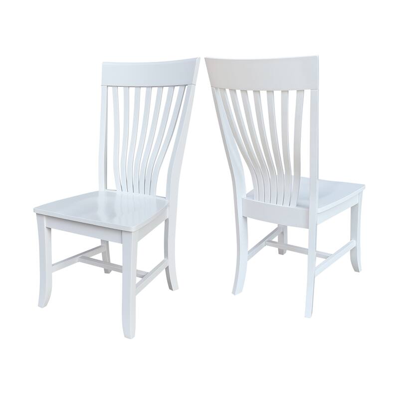 Solid Wood Amanda Dining Chairs - Set of Two