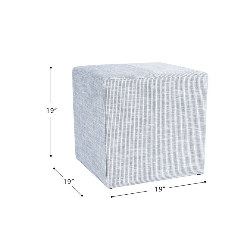 HomePop Soft Cube Ottoman