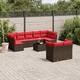 Option Brown and red With table