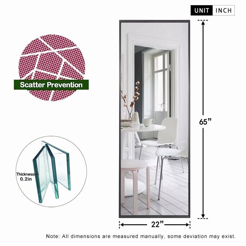 Carson Carrington Salmijarvi Wide Frame Full Length Floor Mirror