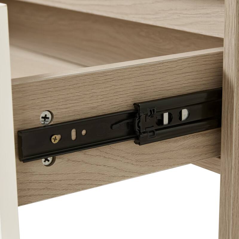 2-in-1 Wooden Shoe Storage Cabinet, Multi-functional Shoe Organizer, Shoe Rack with Bench & Adjustable Shelves