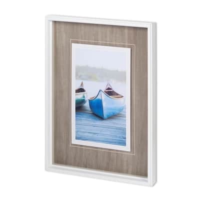 Blue Canoe MMC-0062 Framed Art Print