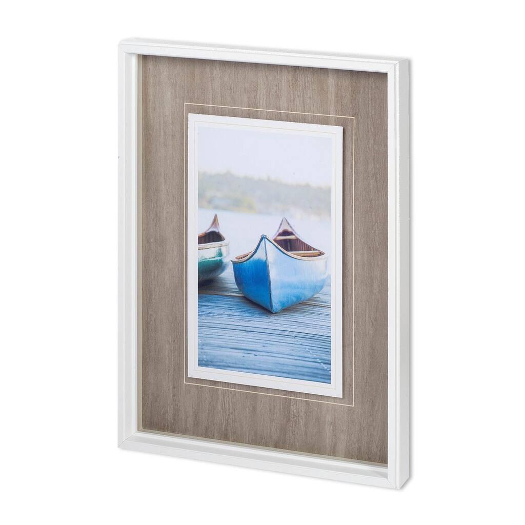 Blue Canoe MMC-0062 Framed Art Print