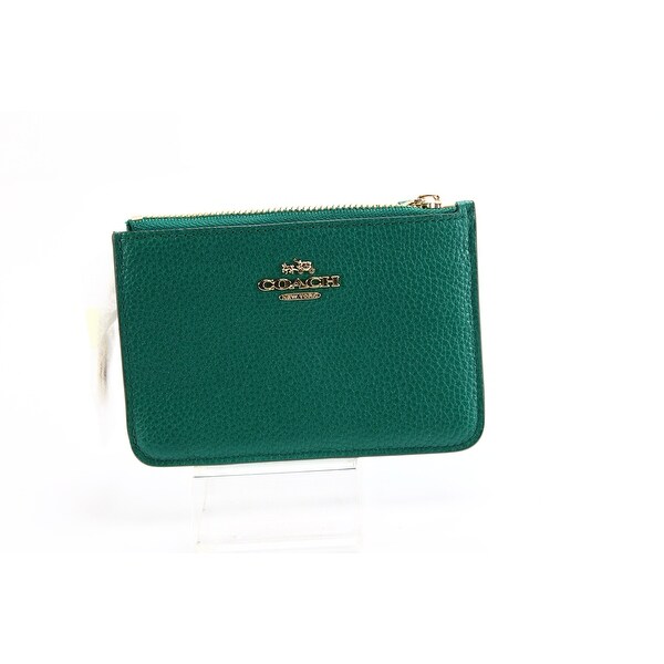 green coach wallet