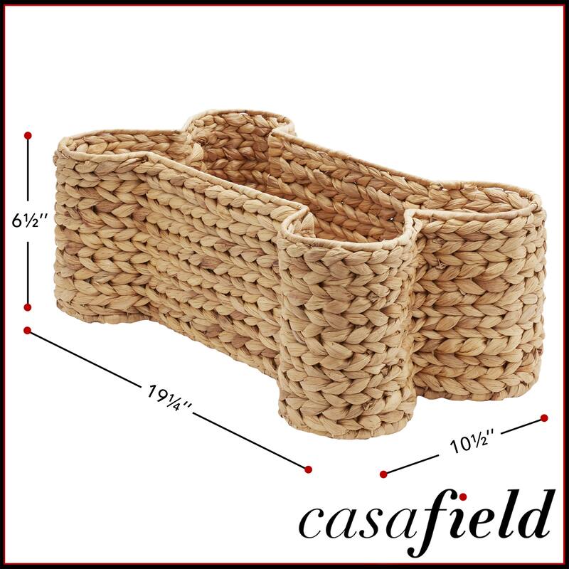 Dog Bone Shaped Storage Basket Organizer Bin for Pet Toys