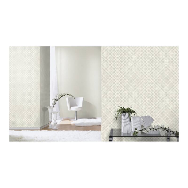 Rasch Perriand Cream Geometric Wallpaper - 20.5 x 396 x 0.025