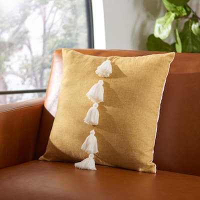 SAFAVIEH Revra 18-inch Tassel Pillow