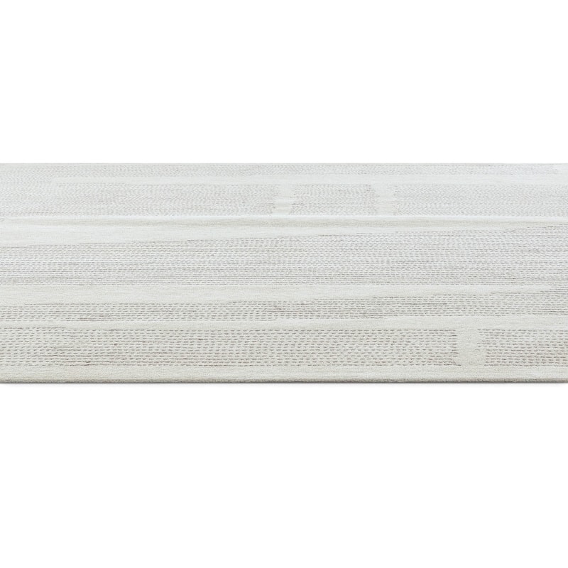 Terra by Obeetee Jaipur Modern Ivory Rug