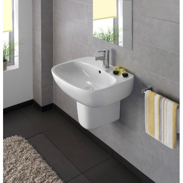 Shop Bissonnet Moda 50 Semi Pedestal Moda 19 11 16 Vitreous China