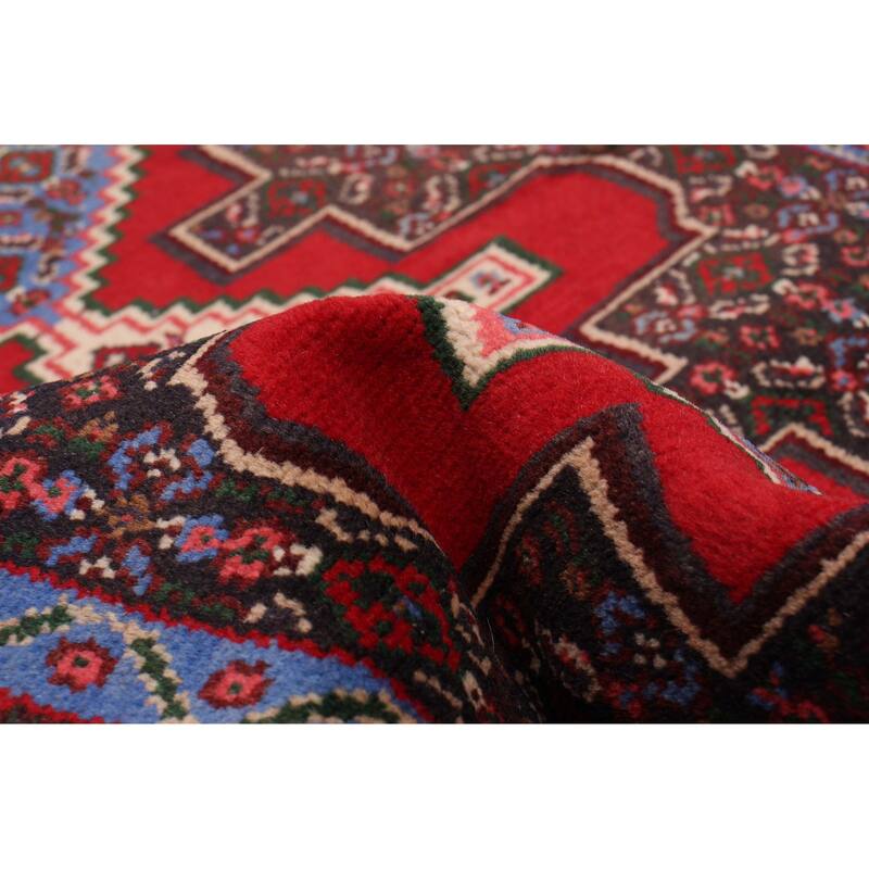 ECARPETGALLERY Hand-knotted Kayseri Vintage Red Wool Rug - 2'9 x 9'10