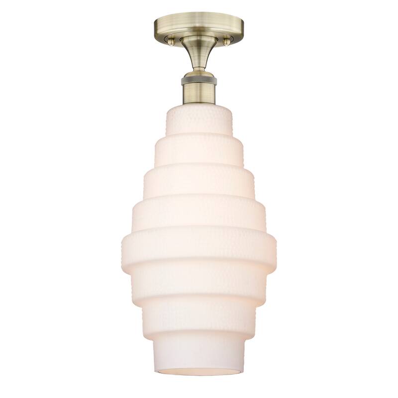 Innovations Lighting Edison Cascade - 1 Light 8" Semi-Flush Mount