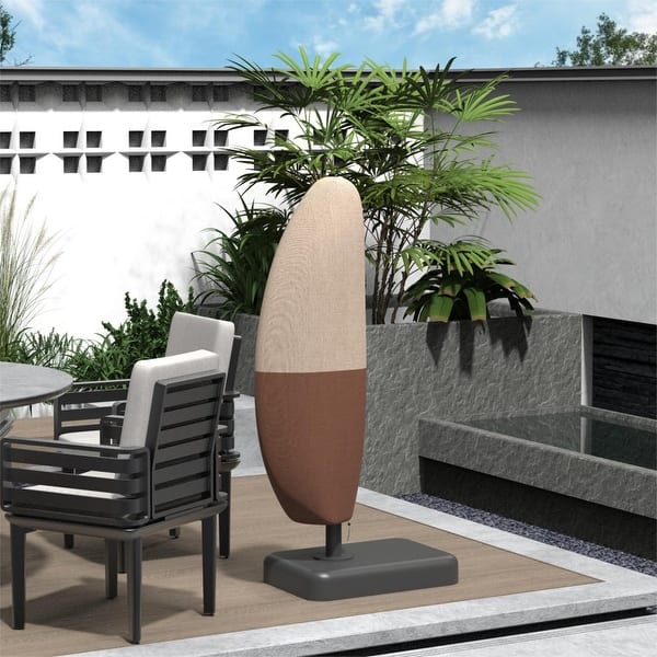 bed bath and beyond patio umbrella covers Outdoor 7ft Polyester Waterproof Umbrella Cover