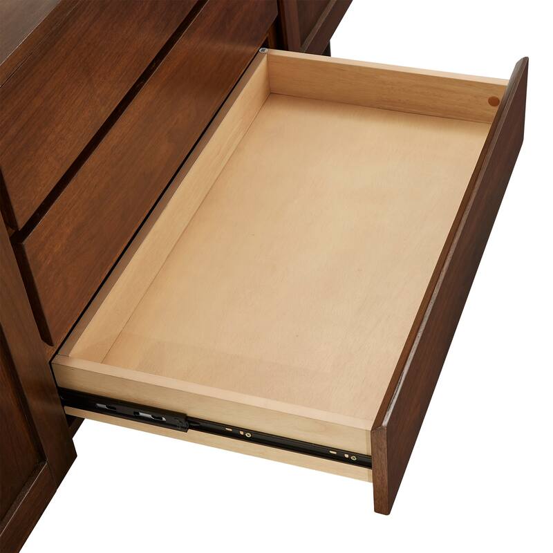 Ryanne Wood and Metal 2-Door and 3-Drawer Server by iNSPIRE Q Modern - Buffet