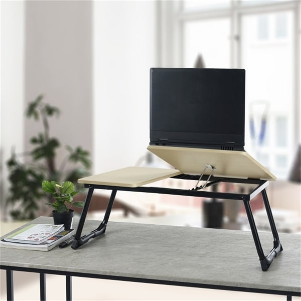 Foldable Laptop Pc Desk Support Table Mobile Portable Folding