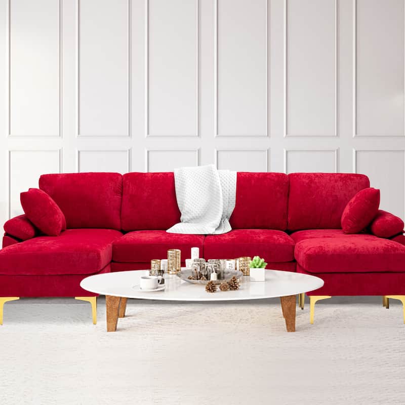 Kata 115" Sectional Sofa with Ottman