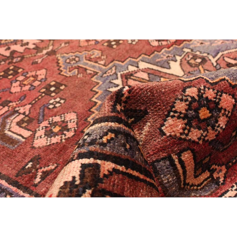 ECARPETGALLERY Hand-knotted Andelz Dark Red Wool Rug - 3'3 x 6'10