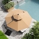 preview thumbnail 40 of 46, Crestlive Products Luxury 11.5 Ft Patio Cantilever Umbrella with Round Double Top