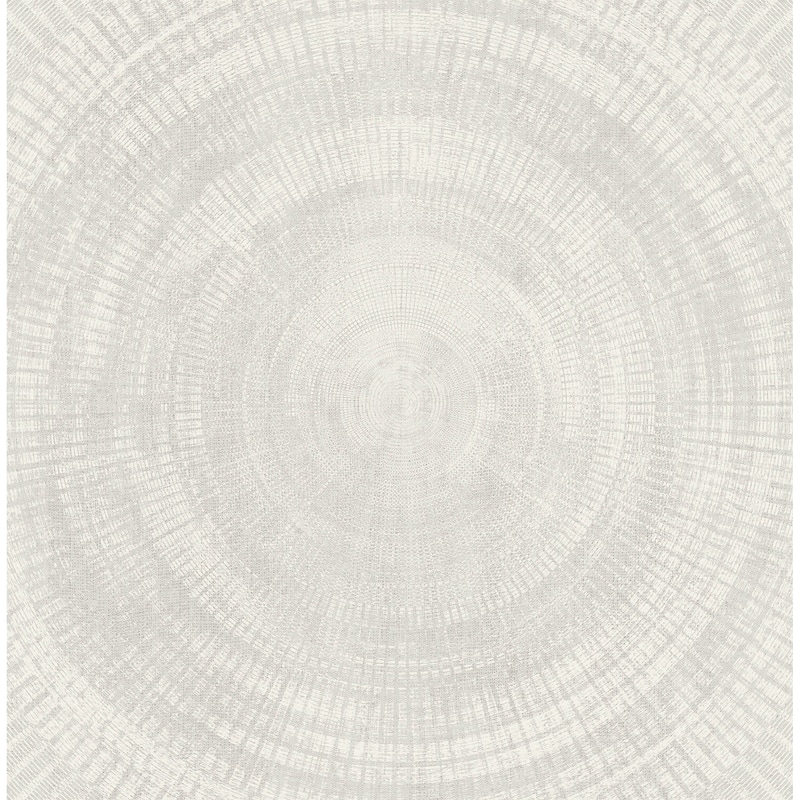 A-Street Prints Lalit Off White Medallion Wallpaper