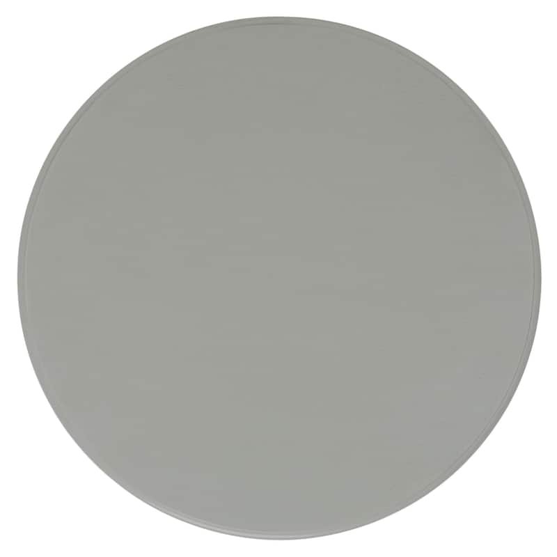 SAFAVIEH Carlotta Grey Pedestal Side Table - 18.1" x 18.1" x 26" - 18"W x 18"D x 26"H