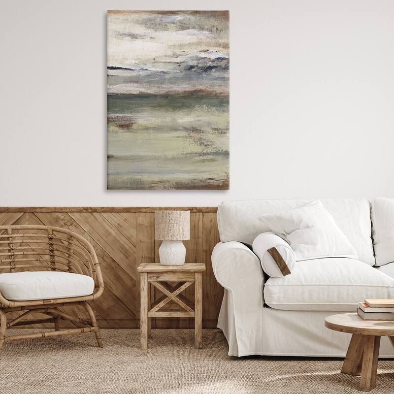 Stupell Earthy Abstract Layers Canvas Wall Art Design By Lanie Loreth