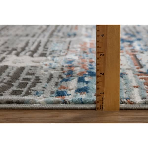 Alexander Home Orleans Abstract Modern Area Rug - Bed Bath & Beyond ...
