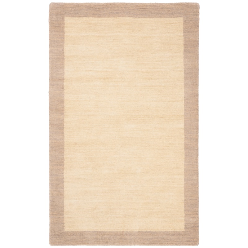 SAFAVIEH Handmade Himalaya Lemoyne Star Modern Hand-spun Wool Rug