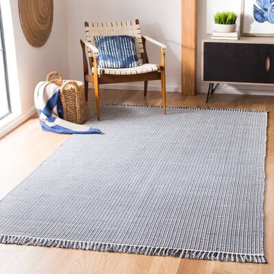 SAFAVIEH Handmade Montauk Rukhsana Flatweave Cotton Fringe Rug