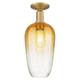 Option Brushed Brass / Amber Shade